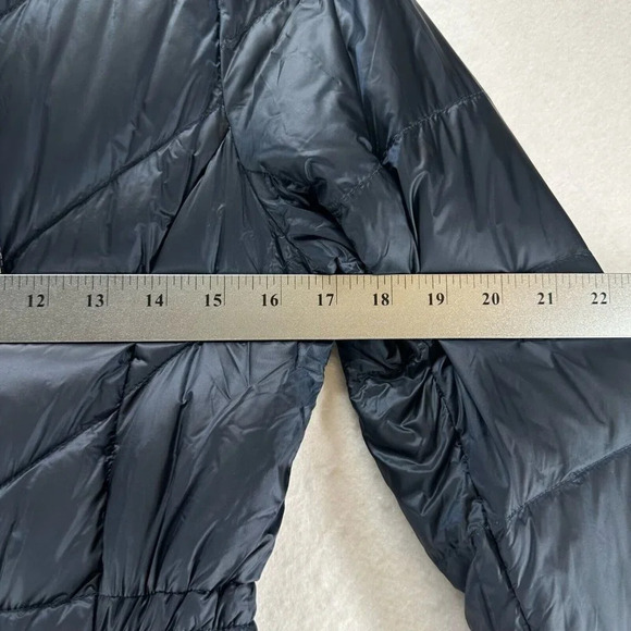 Athleta Jacket Womens 2XS Banner Peak Goose Down Puffer Full Zip Insulated Blue - Picture 10 of 12